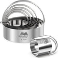 Biscuit Cutter Set for baking 2inch 2.5inch 3inch 3.5inch 4inch 5inch large by MJINGMEI
