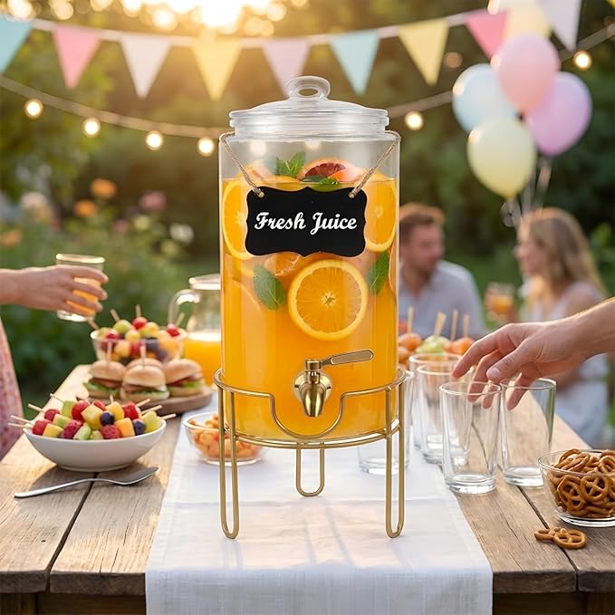 Drink Dispensers for Parties 1 Gallon, Bevarage Dispenser - Image 7