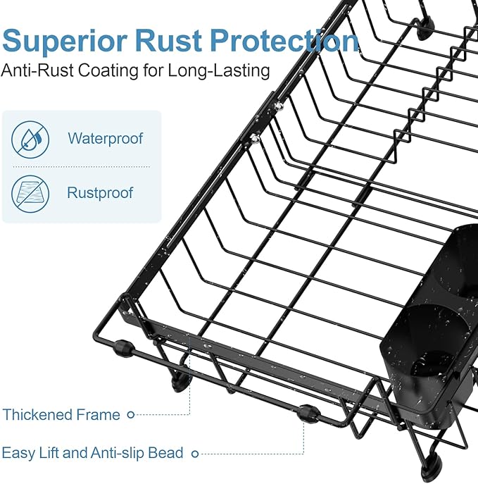 iSPECLE Expandable Dish Drying Rack - Image 6
