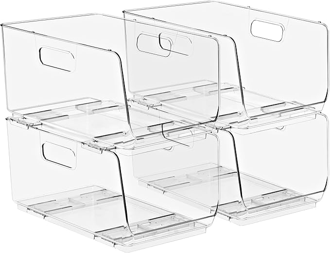 Sorbus Stackable Storage Bins Open Front by Sorbus