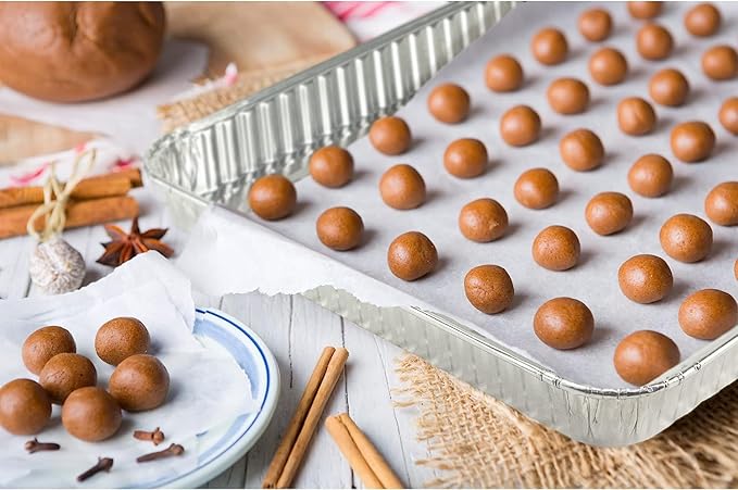 Aluminum Pans Half Size Textured Cookie Sheet 15 Count Durable Nonstick Baking - Image 5