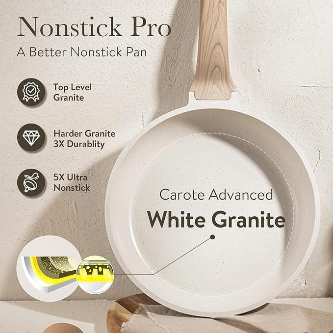 CAROTE 12 Inch Non Stick Frying Pan - Image 5