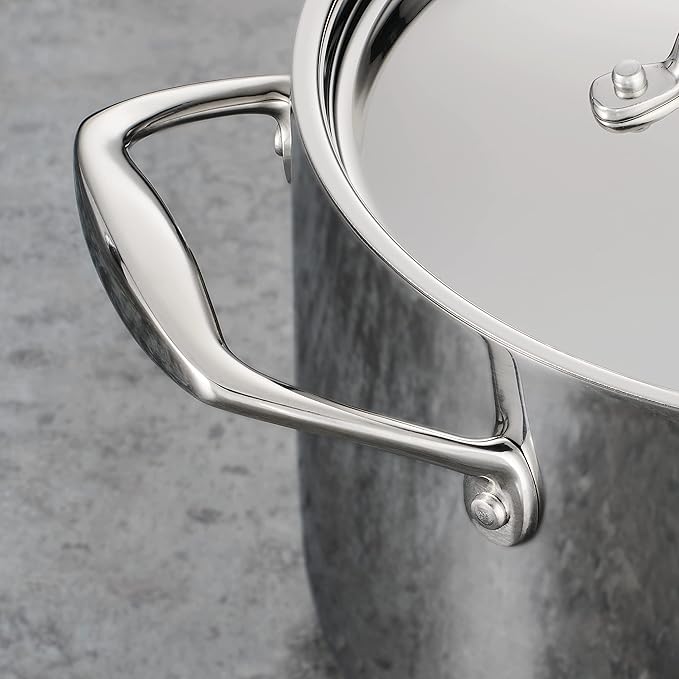 Tramontina Signature Tri-Ply Clad Stainless Steel 3-Quart Braiser Pan - Image 4