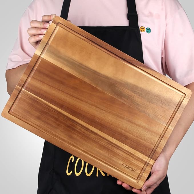 Solid Acacia Wood Cutting Boards - Image 5