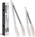 HOTEC Premium Stainless Steel Locking Kitchen Tongs by Hotec