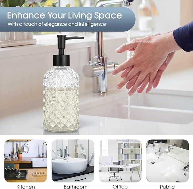 Topsky Gem Glass Soap Dispenser - Image 6