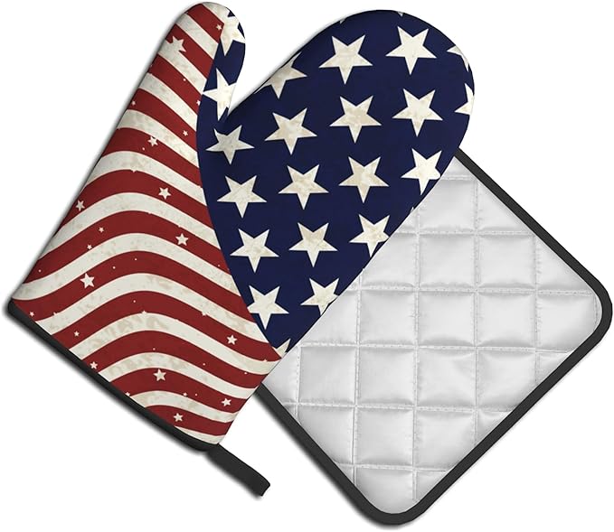 Patriotic Oven Mitts - Image 2