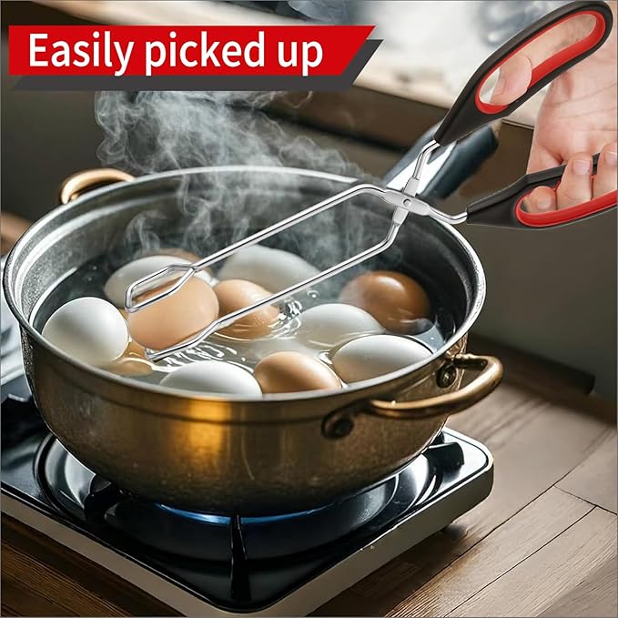 2-Pcs Stainless Steel Scissor Tongs, 9.25-Inch and 11-Inch set Kitchen cooking - Image 5