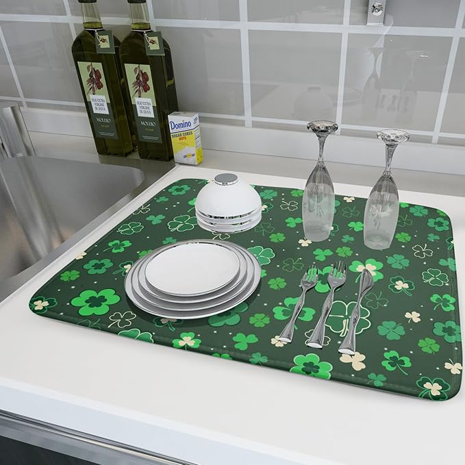 Happy St. Patrick's Day Dish Drying Mat - Image 6