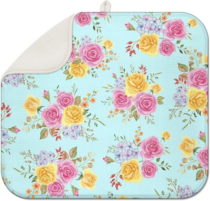 Dish Drying Mat Drainer Pads by Kuyig+Home