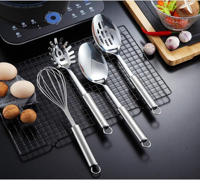 Berglander Cooking Utensil Set 12 Piece Stainless Steel Kitchen Tool Set - Image 6