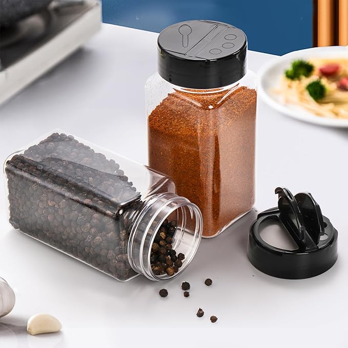 Bekith 16 Pack 9 oz Plastic Spice Jars - Image 6