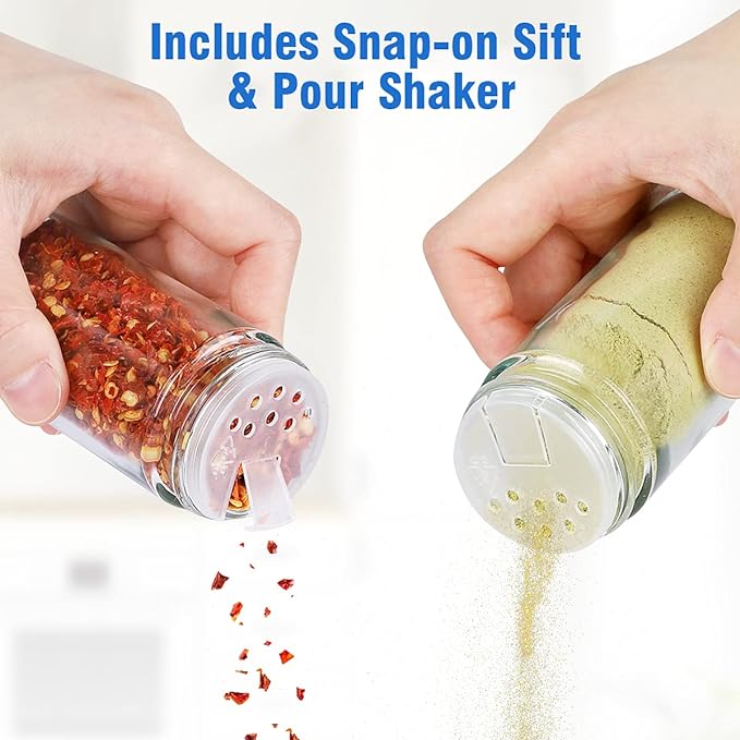 Spice Rack Organizer with Jars for Cabinet Revolving/Rotating Seasoning - Image 4