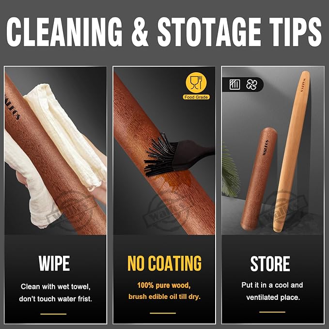 Walfos French Rolling Pin Set - Image 4
