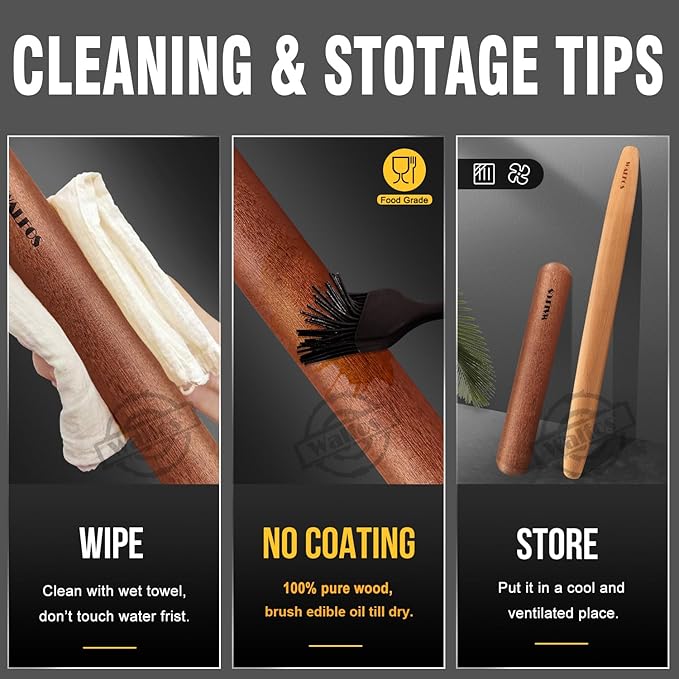 Walfos French Rolling Pin Set - Image 8