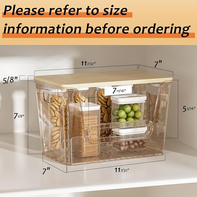 Delamu 2 Set Pantry Organizers and Storage, Trash Bag Dispenser - Image 3