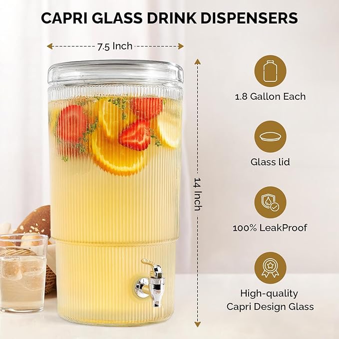 2-PACK Capri Drink Dispenser - Image 2