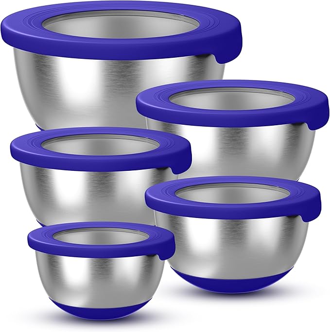 KITEISCAT Stainless Steel Mixing Bowls by KITEISCAT