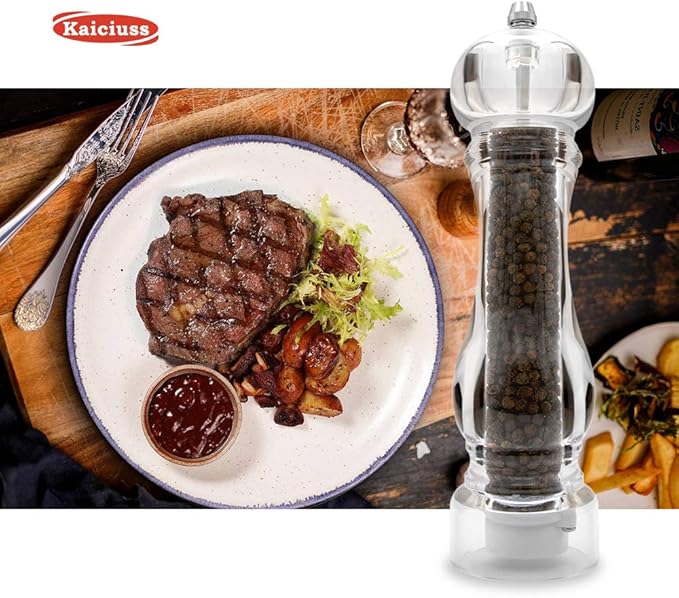 Salt Pepper Grinder Mill Arcylic, the Best Peppercorn Grinder - Image 8
