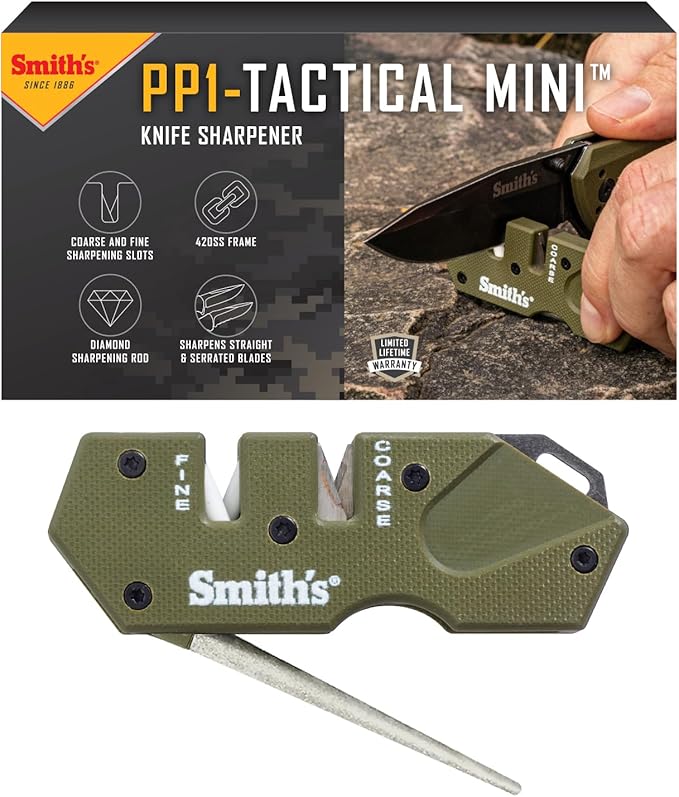 Smith’s Pocket Pal Tactical Knife Sharpener by SmithsConsumerProductsInc