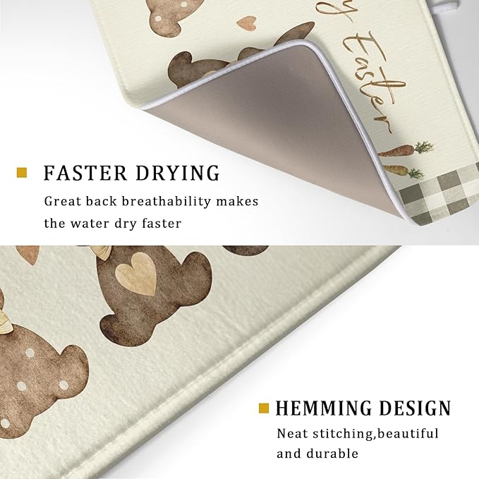 Giwawa Happy Easter Dish Drying Mat - Image 3