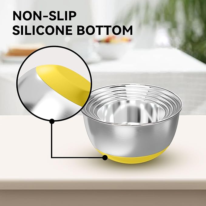 KITEISCAT Stainless Steel Mixing Bowls - Image 6