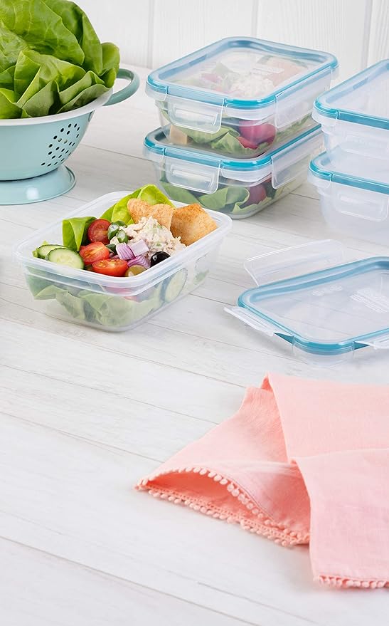 Snapware Plastic Total Solution 5-Pack Food Storage Containers Set, Leakproof & - Image 4
