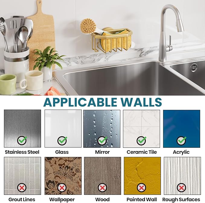 TAILI Sponge Holder for Kitchen Sink - Image 9