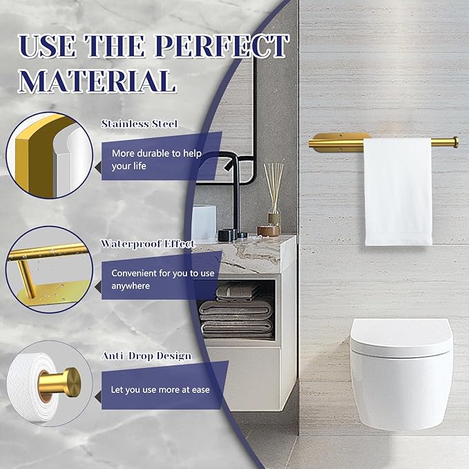Paper Towel Holder, Self Adhesive or Drilling Paper Towel Holder Under Cabinet - Image 3