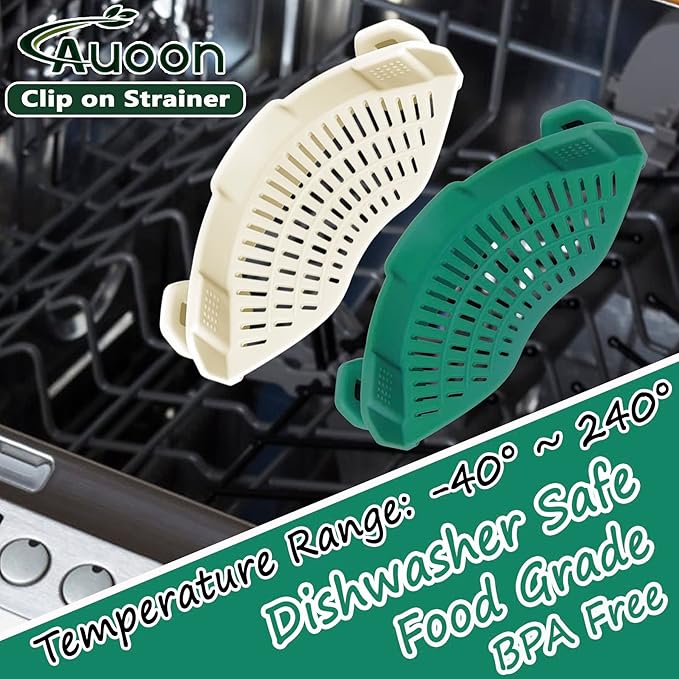 AUOON Clip On Strainer Silicone - Image 3