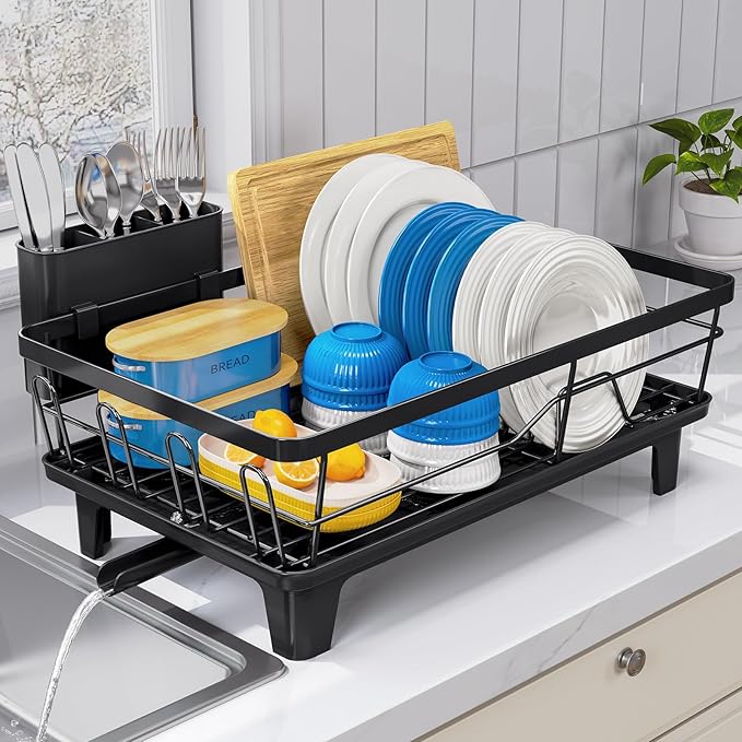Urackify Dish Drying Rack for Kitchen Counter, Sink Dish Rack - Image 7