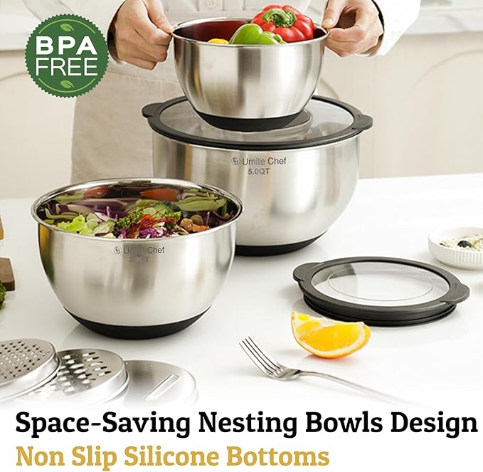 Mixing Bowls with Lids Set - Image 5