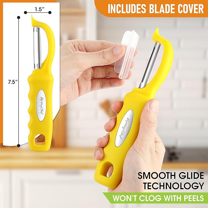 Spring Chef Premium Swivel Potato Peeler - Image 3