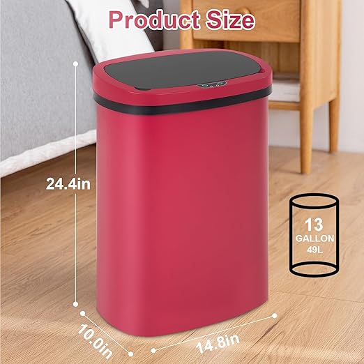 FDW Garbage Can 13 Gallon 50 Liter Kitchen Trash Can - Image 7