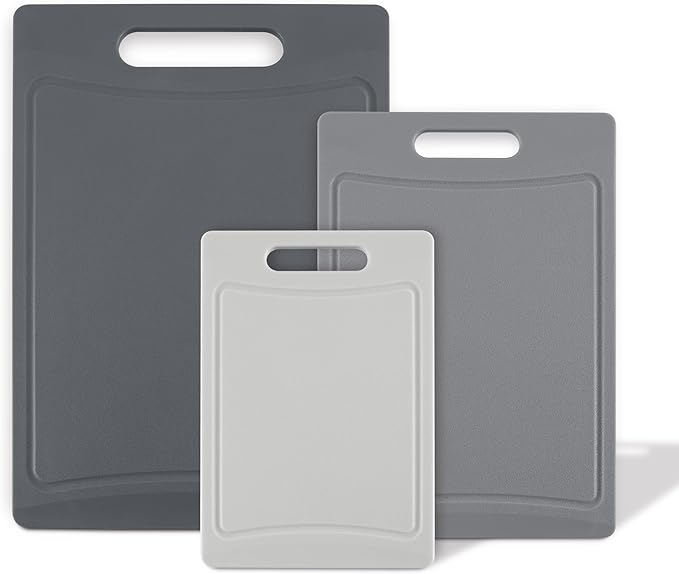 COOK WITH COLOR Non-Slip Cutting Board Set – Kitchen Essentials with Easy Grip - Image 8