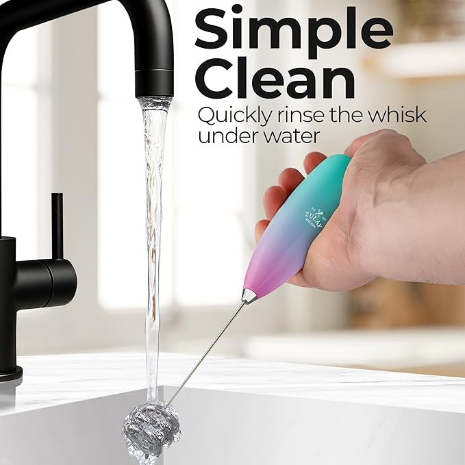 Zulay Kitchen Patented Tornado Triple Whisk Milk Frother - Image 9