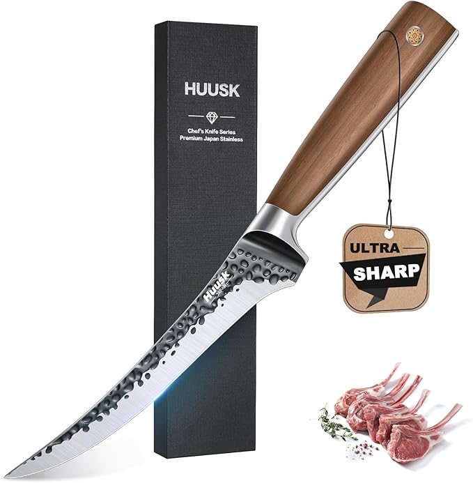 Huusk Boning Knife 6 Inch Fillet Knife by HuuskKnife