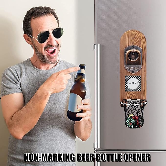 Beer Bottle Openers with DIY Ink Screen, Traceless Bottle Opener Wall Mounted - Image 5
