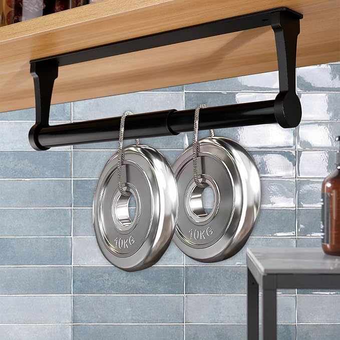 MONEER Paper Towel Holder Under Cabinet, Paper Towel Holder, Aluminum Alloy - Image 4