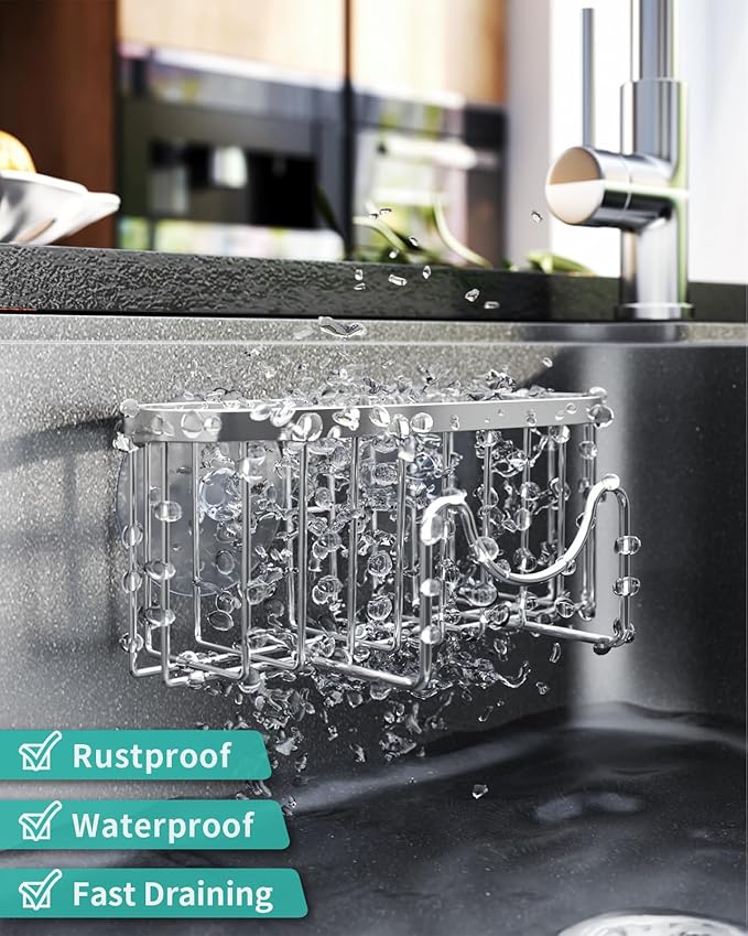 HapiRm Kitchen Sponge Holder for Sink - Image 4