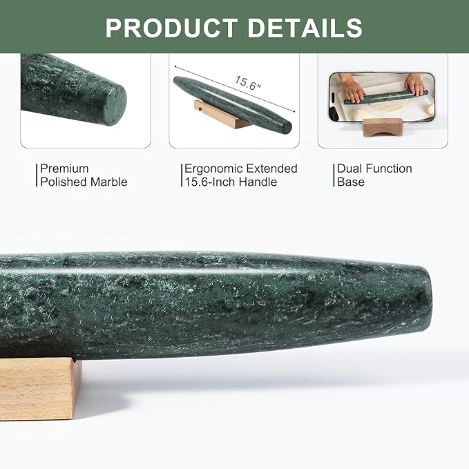French Marble French Rolling Pin - Image 3