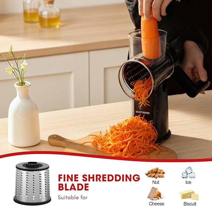 Rotary Cheese Grater Hand Crank - Image 6