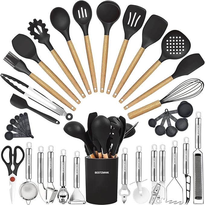 Cooking Utensils Set- 35 PCs Kitchen Utensils by BESTZMWK