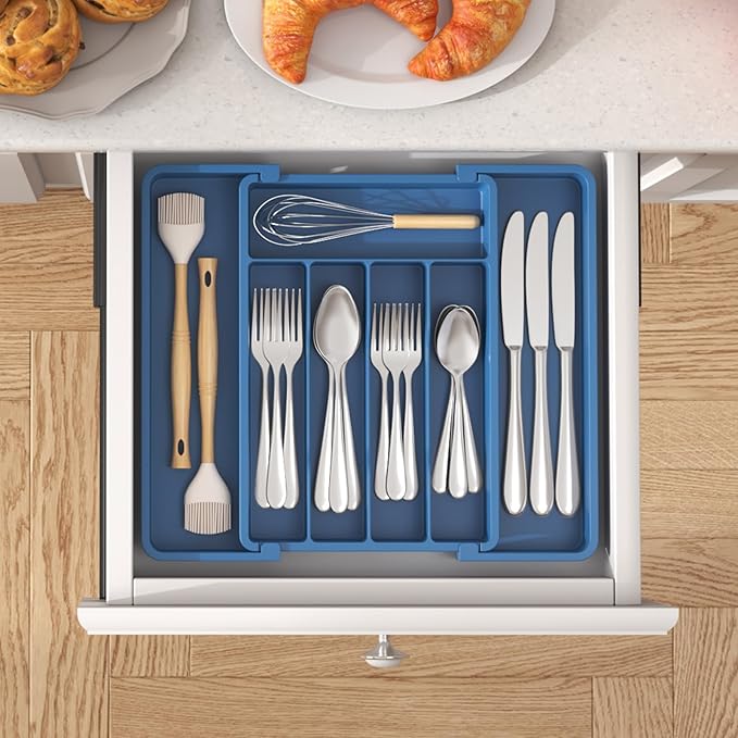 Lifewit Silverware Drawer Organizer, Expandable Utensil Tray - Image 8