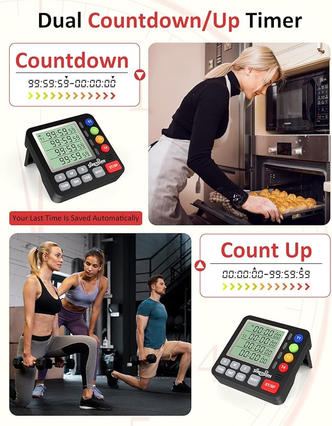 Digital Kitchen Timer for Cooking - Image 6