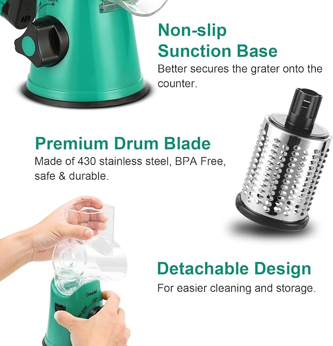 Geedel Rotary Cheese Grater - Image 6