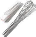 OYV 18/10 Stainless Steel Large Whisk, Mixing Batter, Making Sauces, Long Wisk by OYV