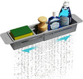 NiHome Extendable Over Sink Kitchen Organizer, Small Telescopic Brush Storage by NiHome