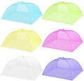HBlife 6 Pack Colored Pop-Up Mesh Food Cover Tent by HBlife
