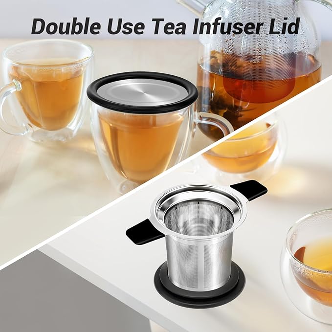 Tifanso Stainless Steel Tea Infuser Steeper Strainer - Image 6